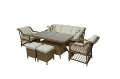 Melis Rattan Oturma Grubu